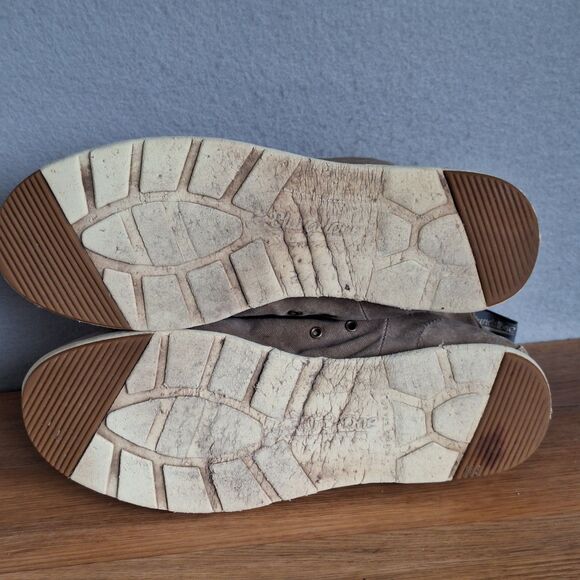 Blundstone Chelsea Boots Men Tan Canvas Pull On Ankle Size 10.5 AU 11.5 US - Picture 6 of 13